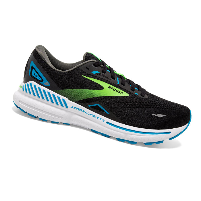Adrenaline-GTS-23-Brooks-Black-Hawaiian-Ocean-Green-Scarpa-da-Running-Uomo