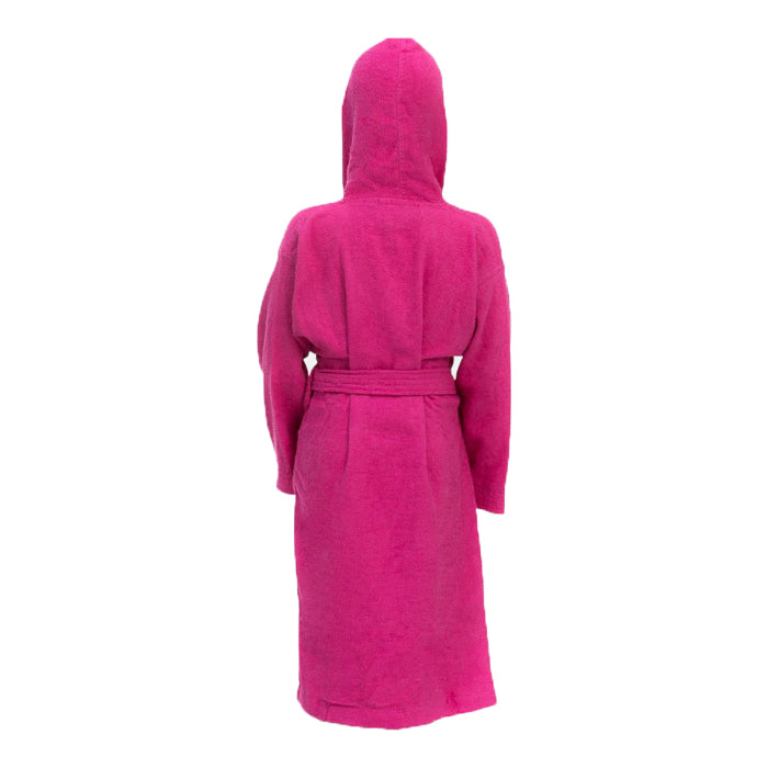 Aquarapid-Accappatoio-Junior-Fuxia-Abbigliamento-Piscina-Bambino