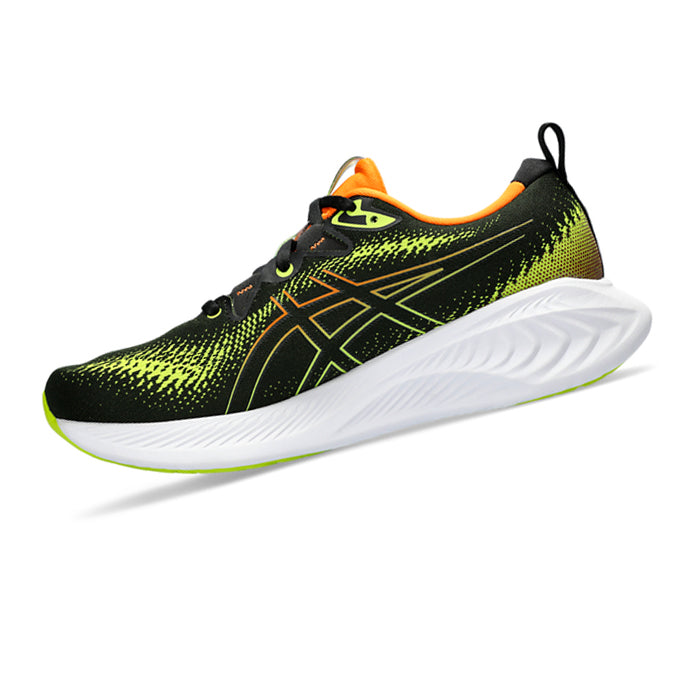 Asics-Gel-Cumulus-25-Black-Neon-Lime-Scarpa-da-Running-Uomo