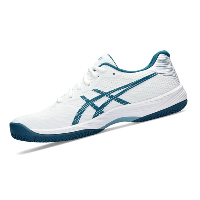 Asics-Gel-Game-9-Clay-OC-White-Restful-Teal-Scarpa-da-Tennis-Uomo