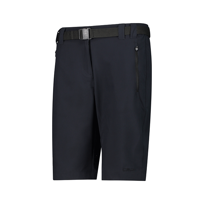 Bermuda-in-poliestere-4way-stretch-leggeri-Donna-ANTRACITE-CMP-3T59136-U423