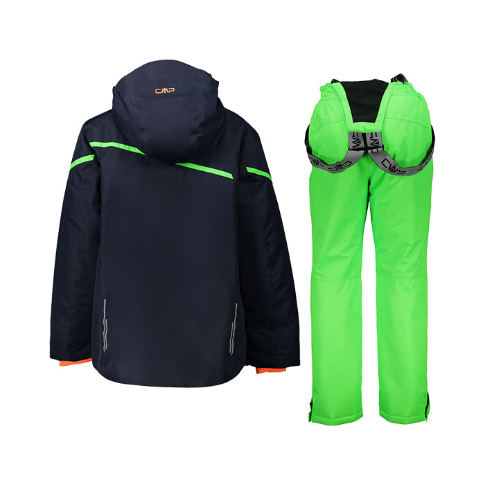 CMP-Kid-Set-Jacket-Pant-Black-Blue-Completo-da-Sci-Bambino-30W0104-N950
