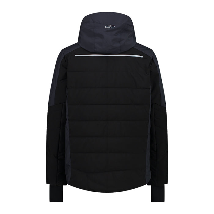 CMP-Man-Jacket-Fix-Hood-Twill-Nero-Giacca-da-Sci-Uomo