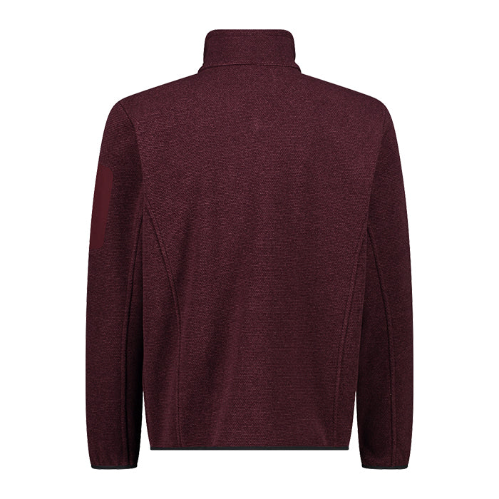 CMP-Man-Jacket-Knit-Tech-Jacquard-Burgundy-Giacca-in-Pile-Uomo