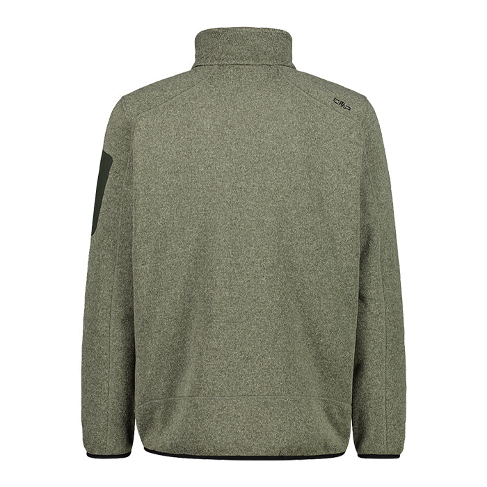 CMP-Man-Jacket-Knitted-Kaki-Oil-Green-Giacca-in-Pile-Uomo