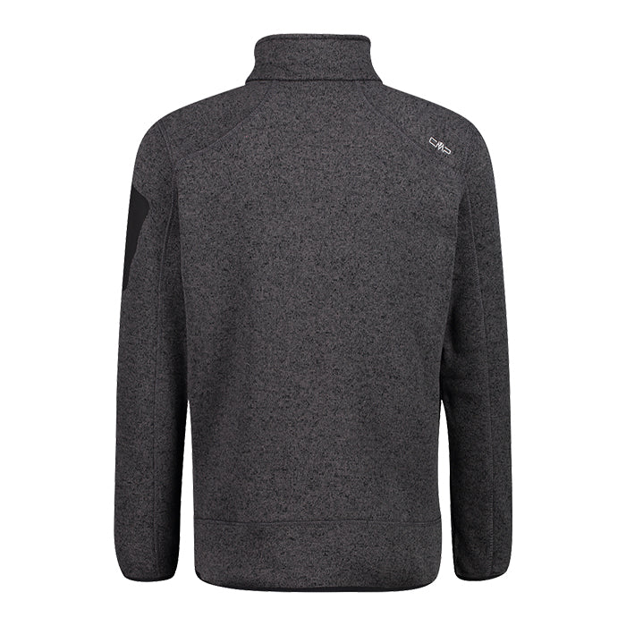 CMP-Man-Jacket-Knitted-Nero-Glacier-Giacca-in-Pile-Uomo