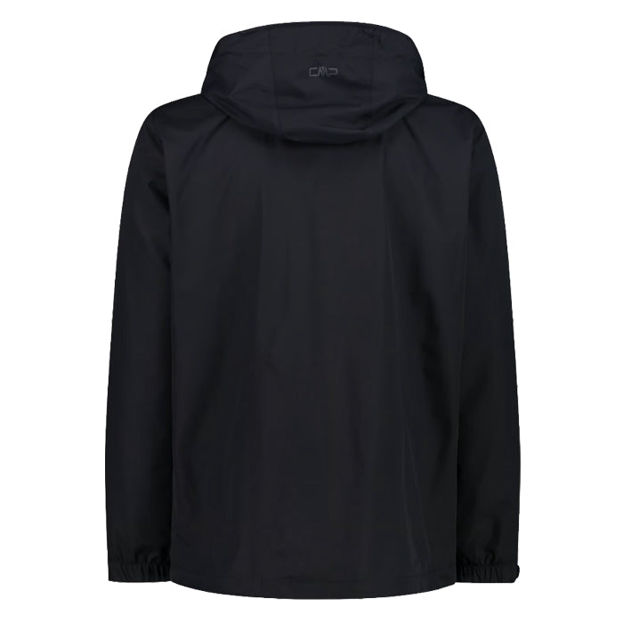 CMP-Man-Jacket-Snaps-Black-Giacca-Impermeabile-Uomo