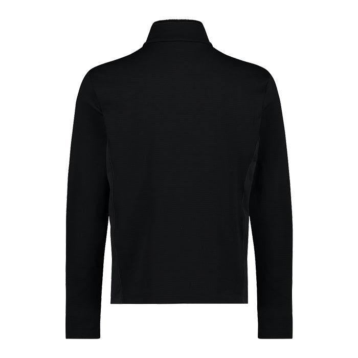 Man-Sweat-Grid-Tech-CMP-Nero-Bianco-Pile-Lupetto-da-Uomo