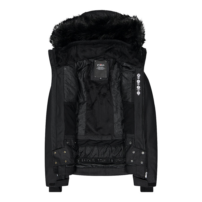 CMP-Woman-Jacket-Zip-Hood-Nero-Giacca-da-Sci-Donna