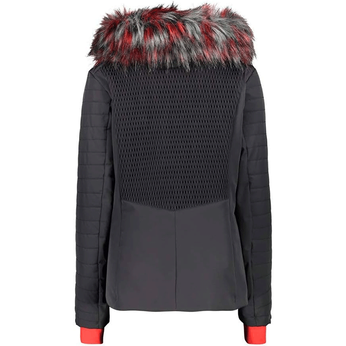 Donna-Nero-Giacca-da-sci-CMP-Woman-Jacket-Zip-Hood-30W0666-U901