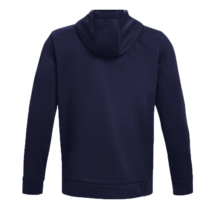 Fleece-FZ-Hoodie-Under-Armour-Midnight-Navy-Abbigliamento-Tempo-Libero-Uomo