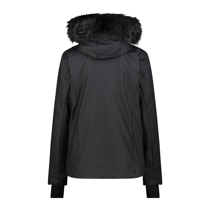 Giacca-da-Sci-Donna-Woman-Jacket-Zip-Hood-CMP-Nero