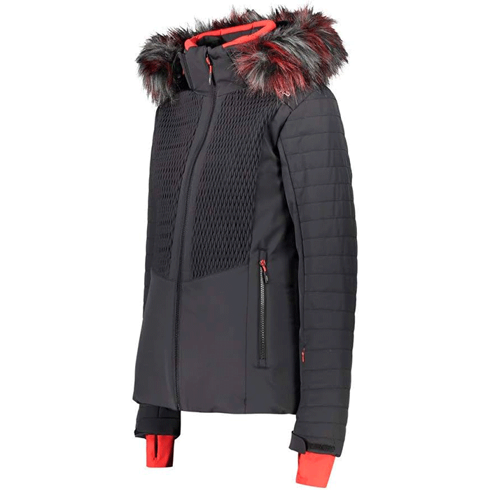 Giacca-da-sci-Woman-Jacket-Zip-Hood-CMP-Nero-Donna-CMP-30W0666-U901