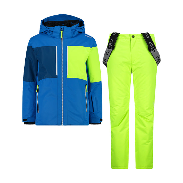 Kid-G-Set-CMP-Blu-Giallo-Fluo-Completo-da-Sci-Bambino-33W0044-L565