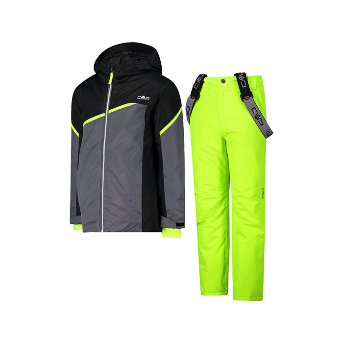 Kid-Set-Jacket-Pant-Graffite-CMP-Completo-da-Sci-Bambino-30W0104-U887
