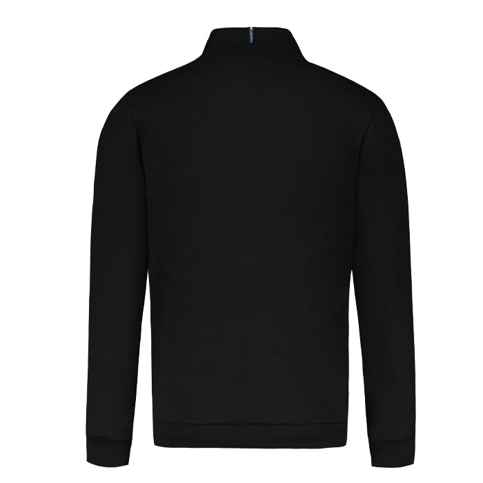 Essential-Full-Zip-Sweat-N-4-Le-Coq-Sportif-Black-Abbigliamento-Tempo-Libero-Uomo