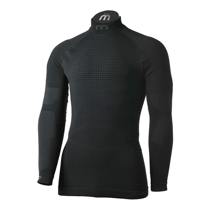 Maglia-Lupetto-Manica-Lunga-Man-SuperThermo-Primaloft-Skintech-Mico-Black-IN01481