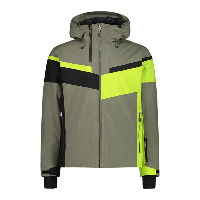 Man-Jacket-Fix-Hood-Twill-CMP-Kaki-Giacca-da-Sci-Uomo