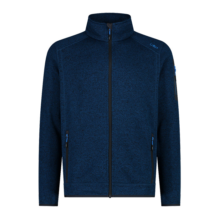 Man-Jacket-Knitted-CMP-Petrol-River-Giacca-in-Pile-Uomo