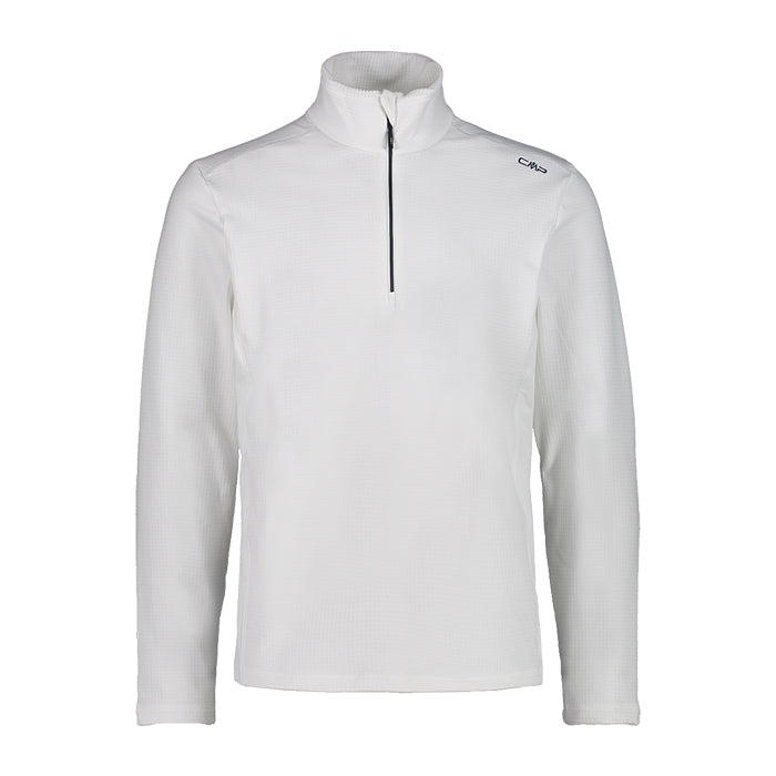 Man-Sweat-Grid-Tech-CMP-Bianco-B.-Blue-Pile-Lupetto-da-Uomo