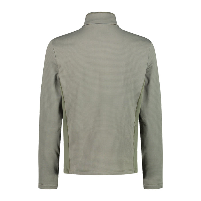 Man-Sweat-Grid-Tech-Kaki-Pile-Lupetto-da-Uomo