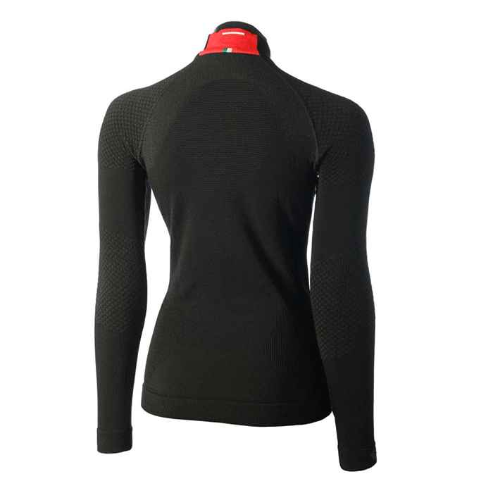 Mico-Maglia-Lupetto-Manica-Lunga-Woman-SuperThermo-Primaloft-Skintech-Black-IN01486