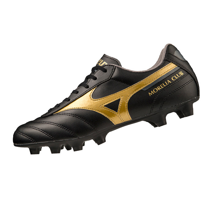 Mizuno-Morelia-II-Club-Nero-Oro-Scarpa-da-Calcio-Uomo