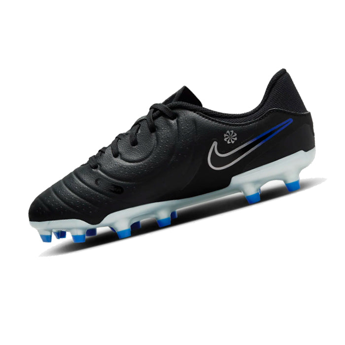 Nike-Jr.-Tiempo-Legend-10-Academy-FG-MG-Puma-Nero-Hyper-Royal-Chrome-Scarpa-da-Calcio-Bambino