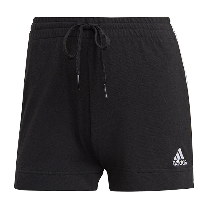 Pantaloncini-Adidas-Adidas-W-3S-SJ-Sho-Black-White-Short-Tempo-Libero-Donna