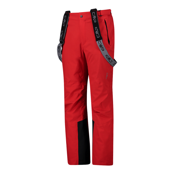 Pantalone-da-sci-Uomo-Man-Salopette-CMP-Rosso-ferrari-3W17397N-C580