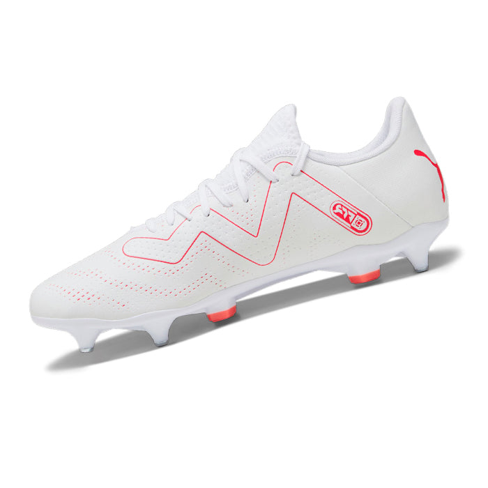 Puma-Future-Play-MxSG-White-Fire-Orchid-Scarpa-da-Calcio-Uomo