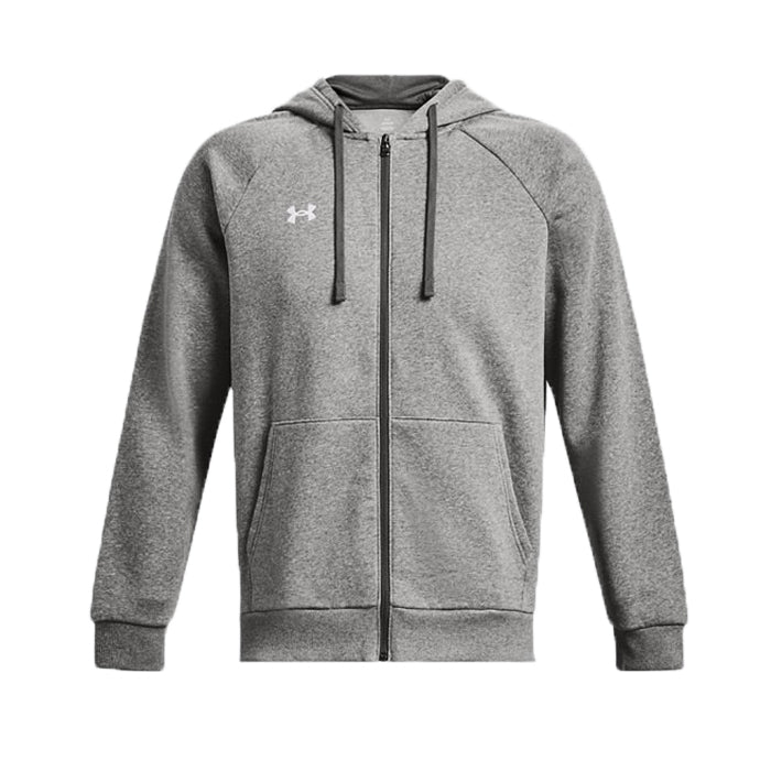 Rival-Fleece-FZ-Hoodie-Under-Armour-Castelrock-Light-Heather-Abbigliamento-Tempo-Libero-Uomo
