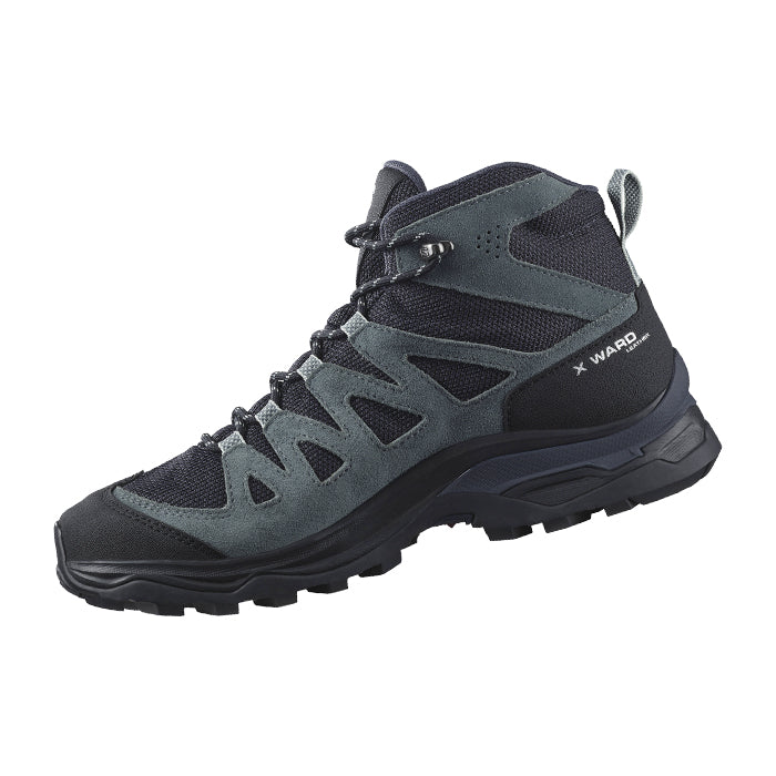 Salomon-X-Ward-Leather-Mid-GTX-Salomon-X-Ward-Leather-India-Ink-Black-Stormy-Weather-Scarpe-da-Trekking-Donna