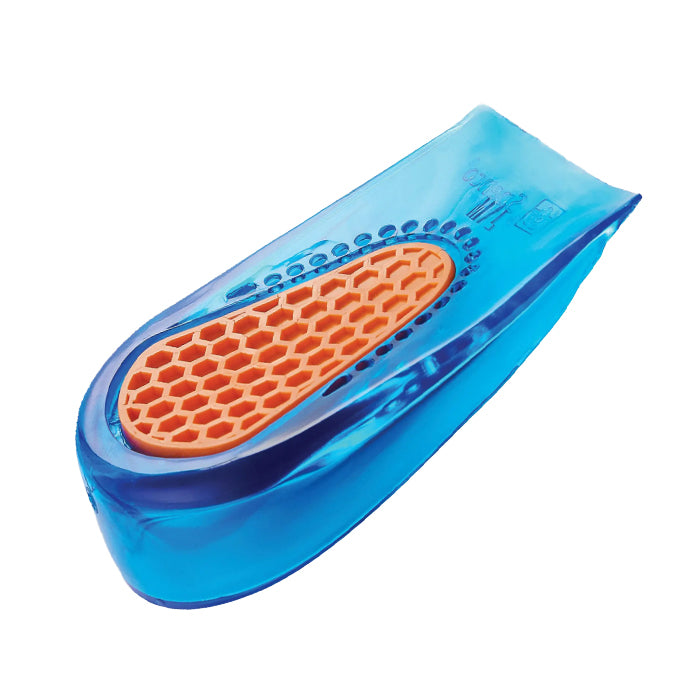 Spenco-Gel-Heel-Cups-Orange-Blue-Coppe-Per-Tallone-Unisex