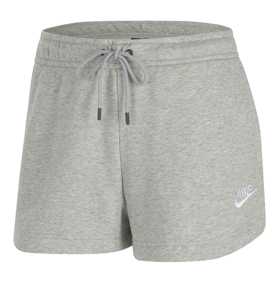 Sportswear-Essential-Flc-Hr-Short-Ft-Nike-Dark-Grey-Heather_White-Tempo-Libero-Donna