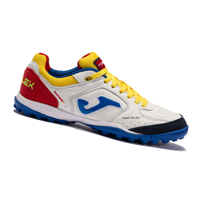 Top-Flex-2216-Turf-Joma-White-Red-Scarpa-da-Calcetto-Uomo