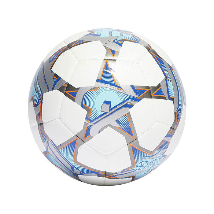 UCL-Training-Adidas-White-Silver-Met-Bright-Cyan-Shock-Purple-Pallone-da-Calcio