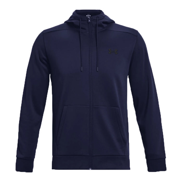 Under-Armour-Fleece-FZ-Hoodie-Midnight-Navy-Abbigliamento-Tempo-Libero-Uomo