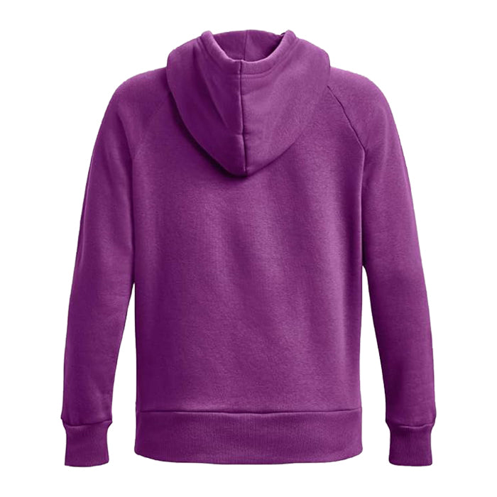 Under-Armour-Rival-Fleece-Big-Logo-Hoodie-Cassis-Abbigliamento-Tempo-Libero-Donna