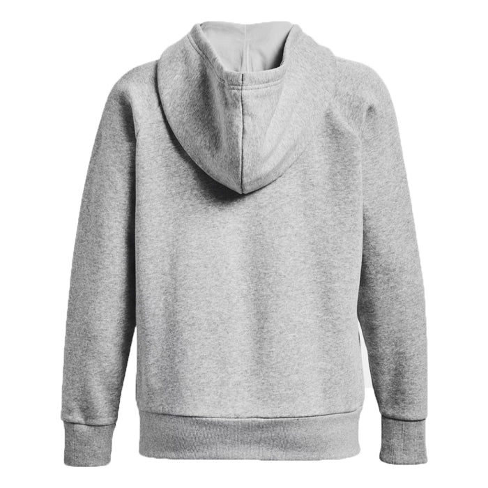 Under-Armour-Rival-Fleece-FZ-Hoodie-Gray-Light-Heather-Abbigliamento-Tempo-Libero-Donna
