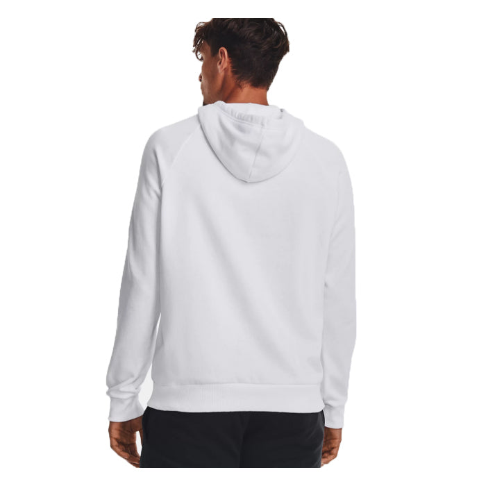 Under-Armour-Rival-Fleece-Logo-Hoodie-White-Abbigliamento-Tempo-Libero-Uomo