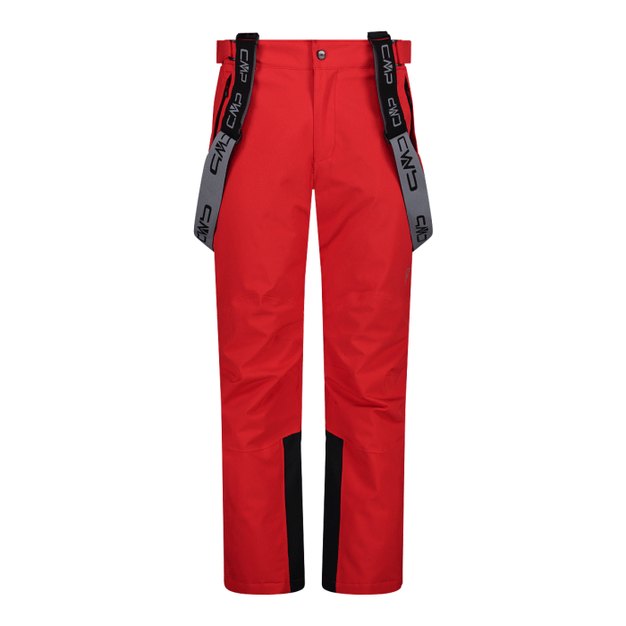 Uomo-Rosso-ferrari-Pantalone-da-sci-CMP-Man-Salopette-3W17397N-C580