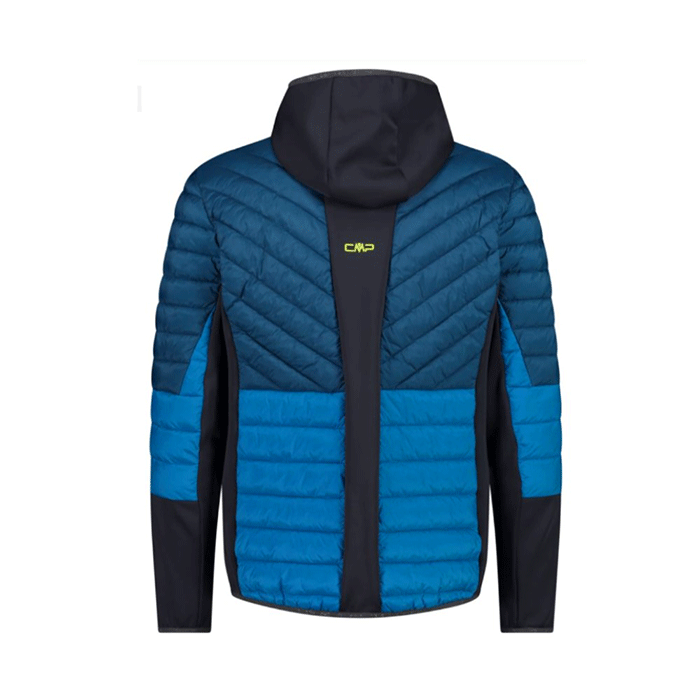 Uomo-deep-lake-Giacca-Ibrida-CMP-MAN-HYBRID-JACKET-FIX-HOOD-32Z2937-M916