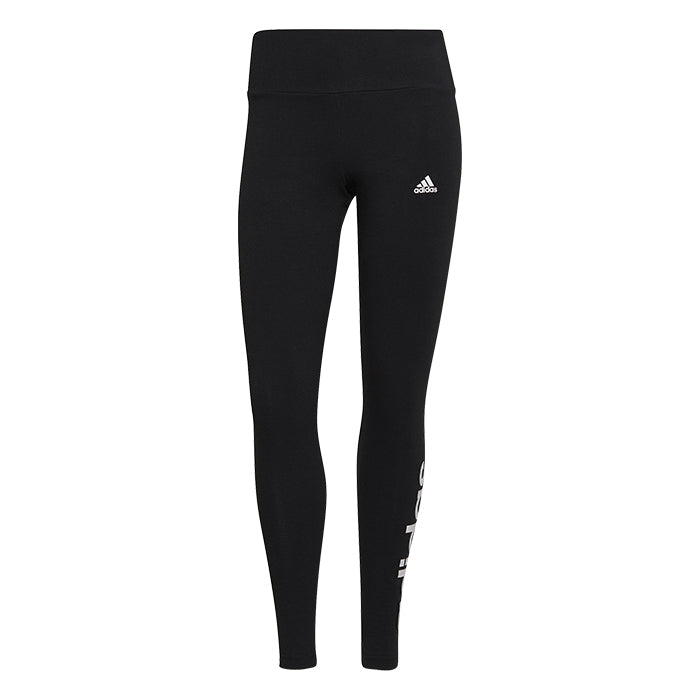 W-Lin-Leg-Legging-Adidas-Black-White-Leggings-Sportivo-Donna