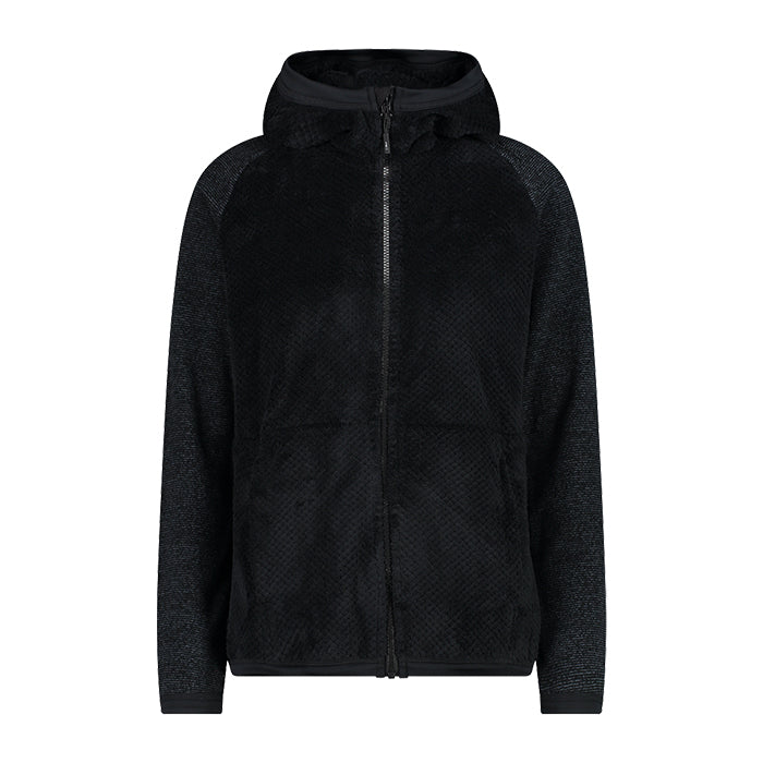 Woman-Jacket-Fix-Hood-CMP-Nero-Giacca-da-Sci-Donna