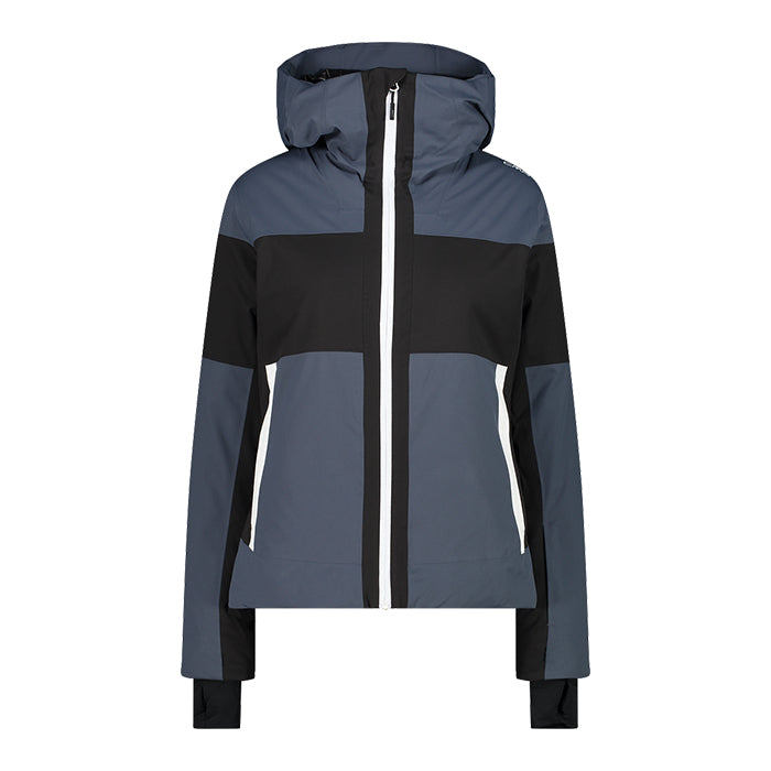 Woman-Jacket-Fix-Hood-CMP-Titanio-Giacca-da-Sci-Donna
