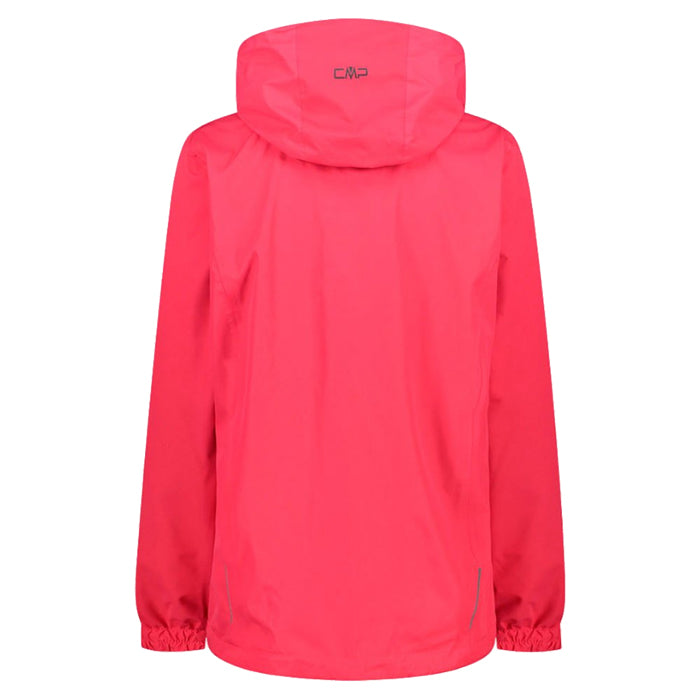 Woman-Jacket-Snaps-Hood-Fragola-Giacca-Impermeabile-Donna-CMP