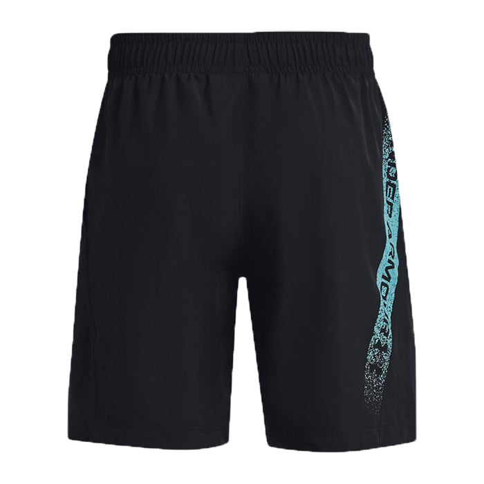 Woven-Graphic-Shorts-Under-Armour-Black-Glacier-Blue-Short-da-Running-Uomo