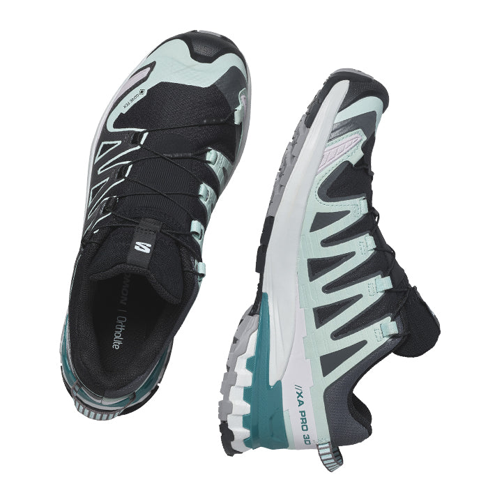 XA-PRO-3D-v9-GTX-Black-Bleached-Aqua-Harbour-Blue-Scarpa-da-Trail-Running-Donna-Salomon