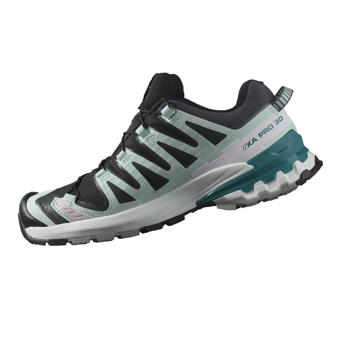 XA-PRO-3D-v9-GTX-Black-Bleached-Aqua-Harbour-Blue-Scarpa-da-Trail-Running-Donna-Salomon